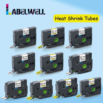 Labelwell 1pcs Multisize Compatible HSE 231 HSE-231 HSE-221 HSE 241 HSE 251 Heat Shrink Tube Tape for brother p-touch printer