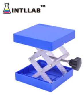 Laboratorium Lifting Platform Stand Rack Schaar Lab Jack 100X100 Mm (4''x 4 '') door Plastic En Slip Rvs