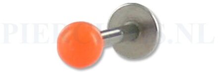 Labret 1.2 mm acryl oranje