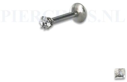 Labret 1.2 mm diamant kristal