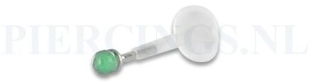 Labret 1.2 mm flexibel jade
