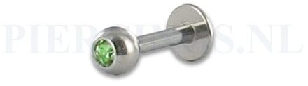 Labret 1.2 mm groen 8 mm