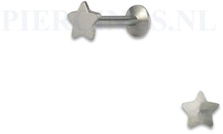 Labret 1.2 mm ster 10 mm