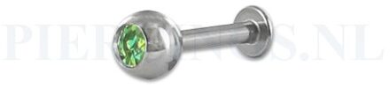Labret 1.6 mm groen