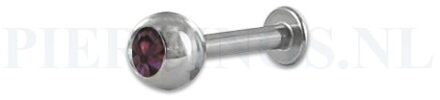 Labret 1.6 mm paars