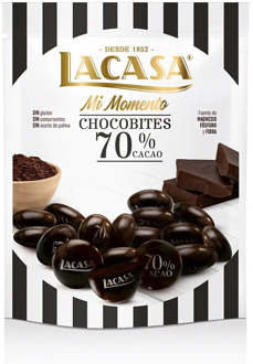 Lacasa Mi Momento Chocobites 70% cacao · 150g.