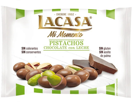 Lacasa pistachio Chocolate milk · 25g.