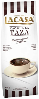 Lacase cocoa to Cup · 400g.
