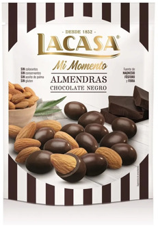 Lacase my almond moment black Chocolate · 125g.