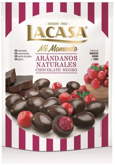 Lacase my cranberry moment black Chocolate · 125g.