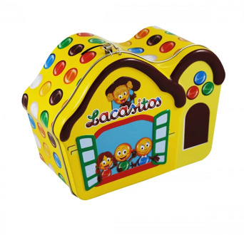 Lacasitos Lata Hucha · 4 tubes 20g.