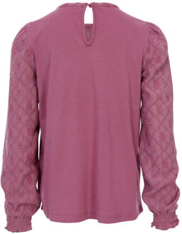 Lace top lila voor meisjes in de kleur - maat 98 Paars