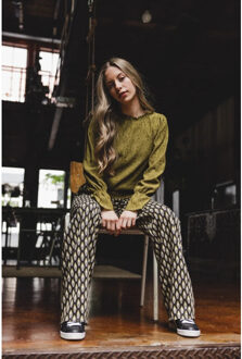 Lace top moss voor meisjes in de kleur Groen - 176