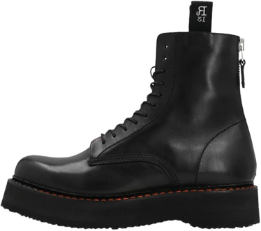 Lace-up Boots R13 , Black , Dames - 38 Eu,37 EU