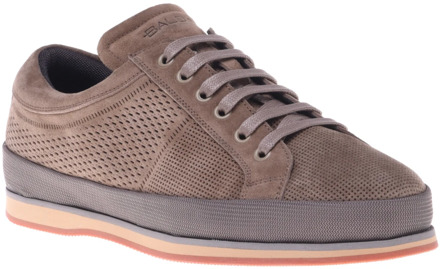 Lace-up in taupe perforated suede Baldinini , Brown , Heren - 40 Eu,43 Eu,42 Eu,46 Eu,41 Eu,41 1/2 Eu,45 Eu,42 1/2 EU