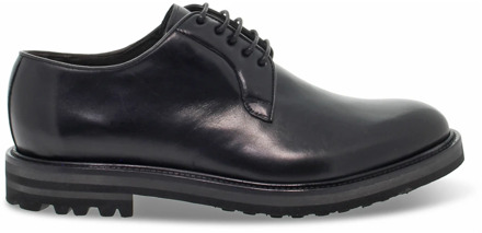 Laced Shoes Guidi , Black , Heren - 42 EU