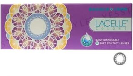 Lacelle 1 Day Lace Color Lens Frozen Grey 30 pcs P-3.75 (30 pcs)