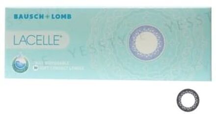 Lacelle 1 Day Limbal Ring Color Lens Modest Black 30 pcs P-4.75 (30 pcs)