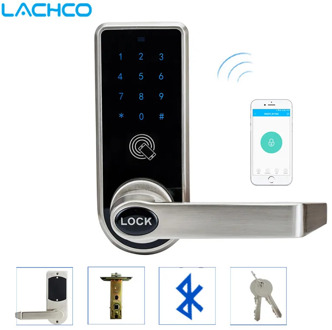 LACHCO Bluetooth Smart Phone Electronic Door Lock APP Control, Code, Mechanical Keys For Home Hotel Smart Entry L16073AP