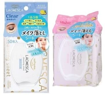 Lachesca Makeup Remover Sheet Clear - 50 pcs