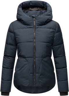 Lachperle pufferjack voor dames - warm en stijlvol Blauw
