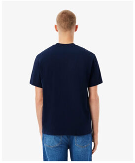 Lacoste 1ht1 men's tee-shirt t-shirts th7318-61 Blauw - L