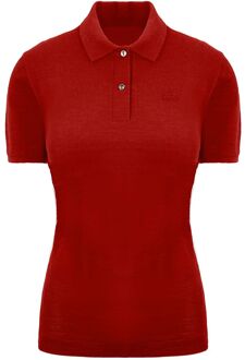 Lacoste 85th Anniversary Collection Rouge Korte Mouw Rood Dames Poloshirt PF4866_240