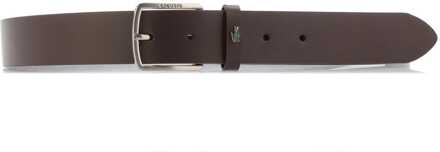 Lacoste Accessoires Lacoste Lederwaren Riem in Bruin