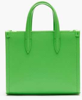 Lacoste Accessoires Lacoste Mini Chantaco Leren Portemonnee in Groen