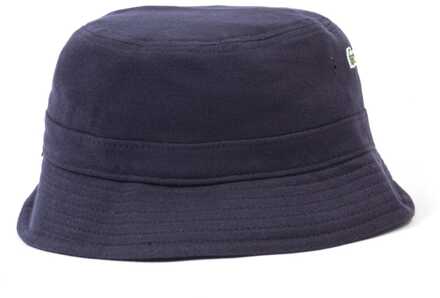 Lacoste Accessories Lacoste Piqué Bucket Hat in Navy