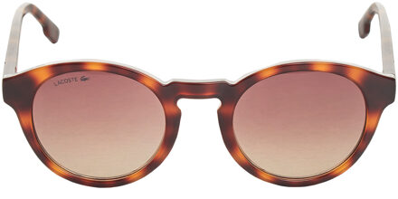 Lacoste Acetaat zonnebril met ronde vorm L952SRG heren Bruin