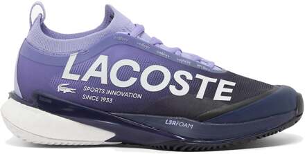 Lacoste AG-LT Lite Tennisschoenen Dames-Paars,Donkerblauw lila - 40