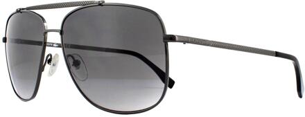 Lacoste Aviator unisex gunmetal grijze gradiënt zonnebril Grijs - One Size