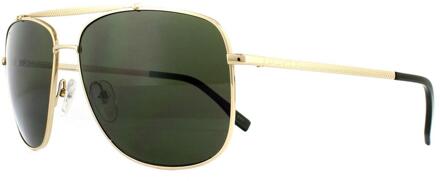 Lacoste Aviator unisex licht gunmetal grijze zonnebril Grijs
