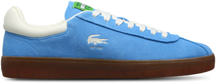 Lacoste Baseshot Sneakers Heren - Blauw - Maat 42 - Suède Blue