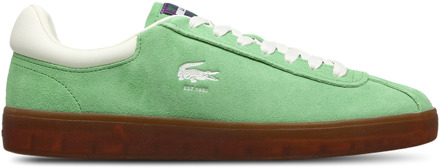 Lacoste Baseshot Sneakers Heren - Groen - Maat 43 - Suède Green