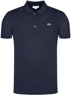 Lacoste Basic Sportpolo - Maat S  - Mannen - blauw