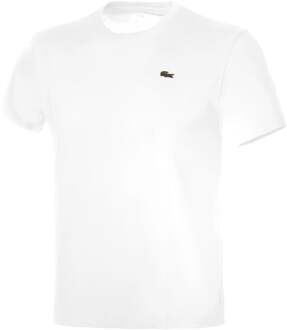 Lacoste Basic Sportshirt - Maat M  - Mannen - wit