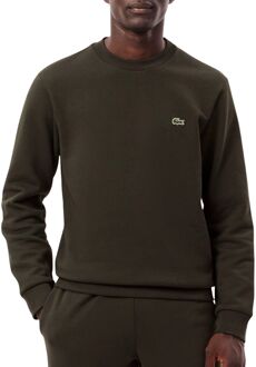 Lacoste Bio Cotton Fleece Crew Sweater Heren - M