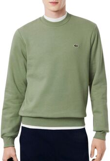 Lacoste Bio Cotton Fleece Crew Sweater Heren - M