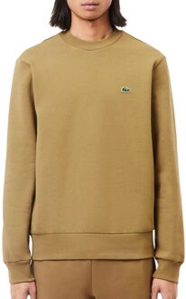 Lacoste Bio Cotton Fleece Crew Sweater Heren - XS