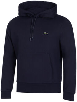 Lacoste Bio Cotton Fleece Hoodie Heren navy - XL