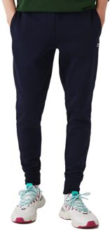 Lacoste Blauwe Crocodile Logo Sweatpants Lacoste , Blue , Heren - L,M,S