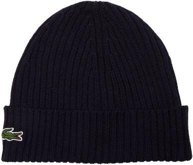 Lacoste Bonnet Wool Cap Lacoste , Blue , Unisex - ONE Size