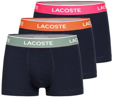 Lacoste Boxershort Verpakking 3 Stuks Heren donkerblauw