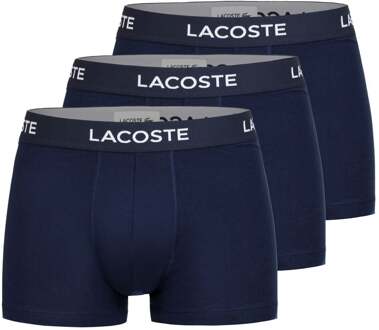 Lacoste Boxershort Verpakking 3 Stuks Heren donkerblauw