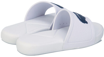 Lacoste Boy's Lacoste Children L.30 Slide Sandals in White blue Wit - EU 17 / UK 1
