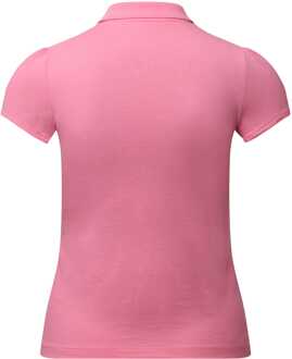 Lacoste Boy's Lacoste Juniors Scalloped Collar Mini Polo Shirt in Pink - maat 2J / 92cm Roze