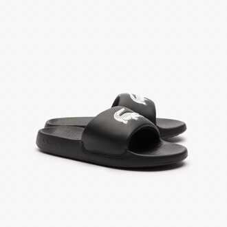 Lacoste Boy's Lacoste Juniors Serve 1.0 Sliders in Black-White Zwart/wit - EU 19 / UK 3