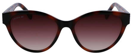 Lacoste Bruine Geïnjecteerde Zonnebril